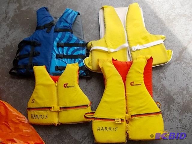 lot 13 image: 4-Assorted Life Vests...