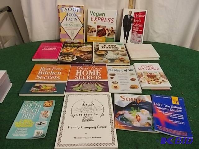 lot 27 image: Lot Of 15-Cook BooksKitchen Related Books...