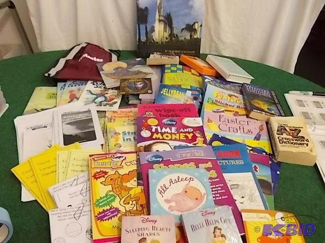 lot 33 image: Box Lot Of Childrens Books, Teaching Aids, P...