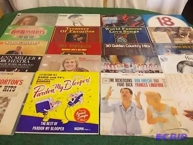 lot 44 image: 20-Record Albums Percy Faith, Benny goodman, ...