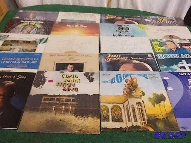 lot 45 image: 20 Record Albums Religeous, Billy Graham, Jim...