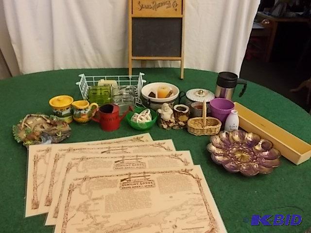 lot 59 image: Sears & Roebuck Chalk Board, Deviled Egg ...