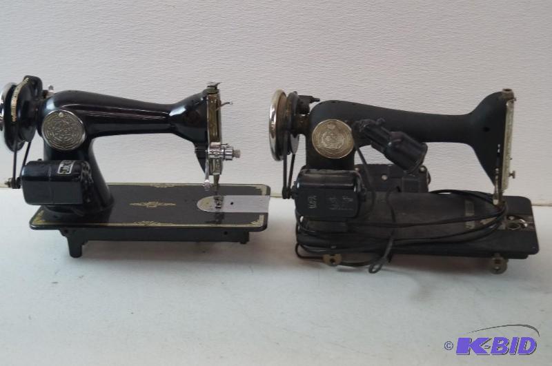 Antique Singer sewing machines