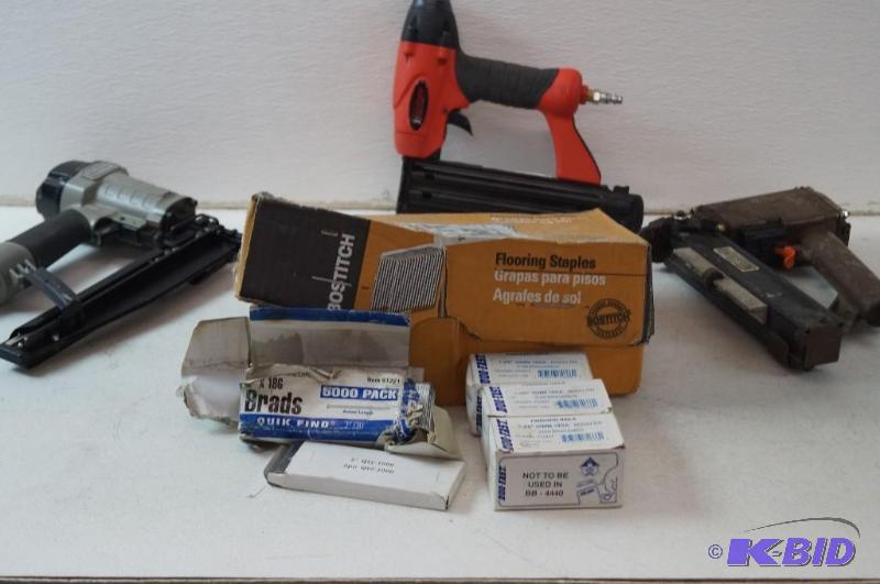 air nailers, staples and nails