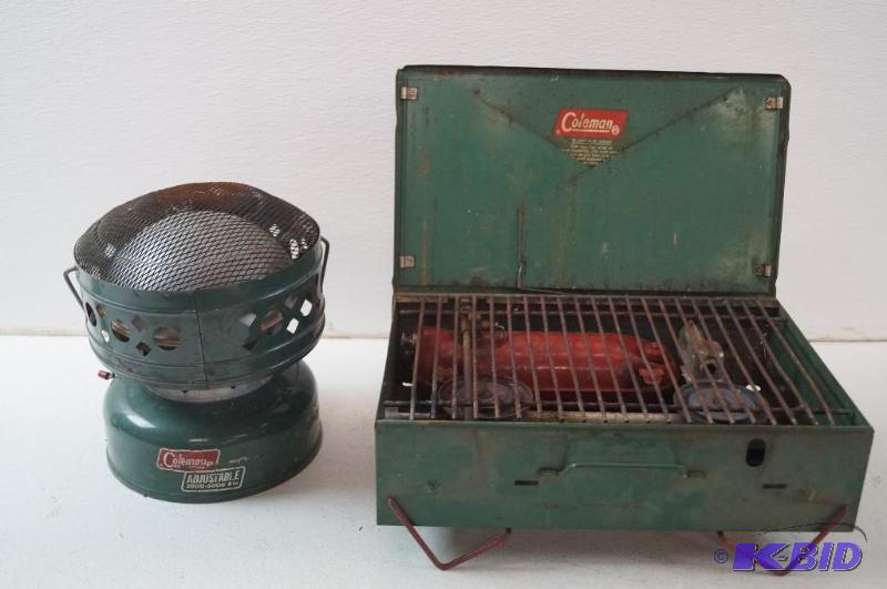 Coleman heater and stove