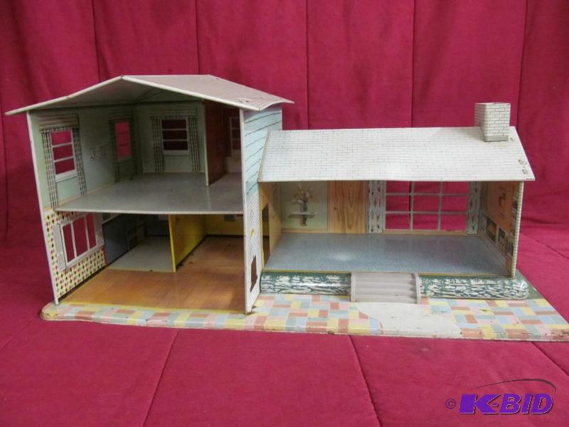 lot 86 image: metal doll house