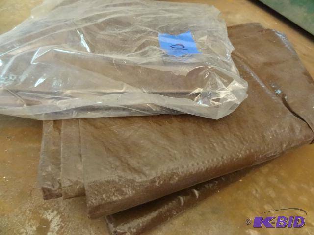 lot 110 image: 4 misc brown tarps...