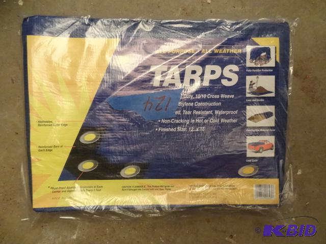 lot 124 image: 12 x 16 new tarp...