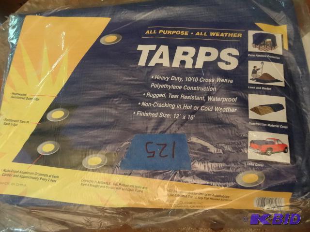 lot 125 image: 12 x 16 new tarp...