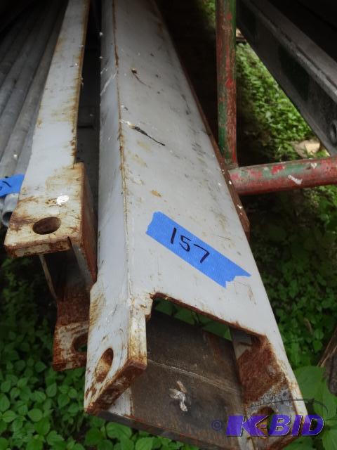 lot 157 image: Forklift extensions. 98 x 6...