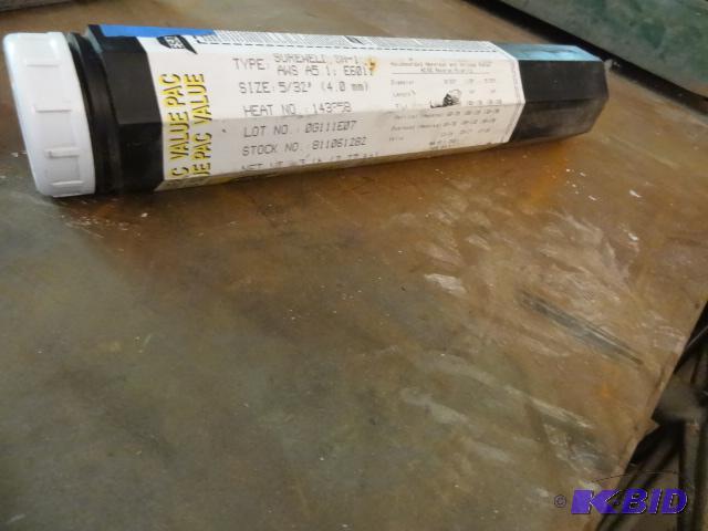 lot 165 image: 6011 532 sureweld Sw-14 welding rod. 5 lbs...