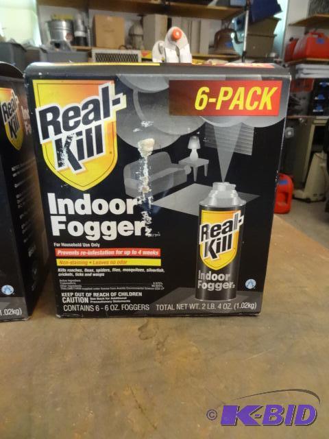 lot 171 image: Real kill indoor fogger. 6 pack...