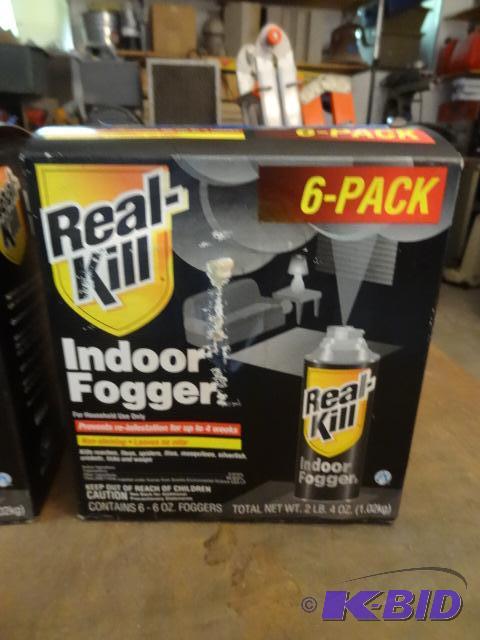 lot 173 image: Real kill indoor fogger. 6 pack...