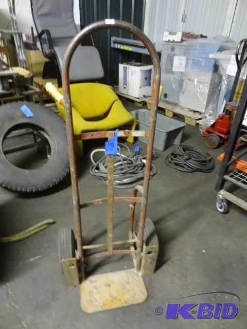 lot 175A image: Metal 2 wheeler with balloon tires...