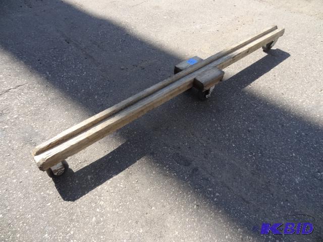 lot 177 image: 4 wheel panel cart...