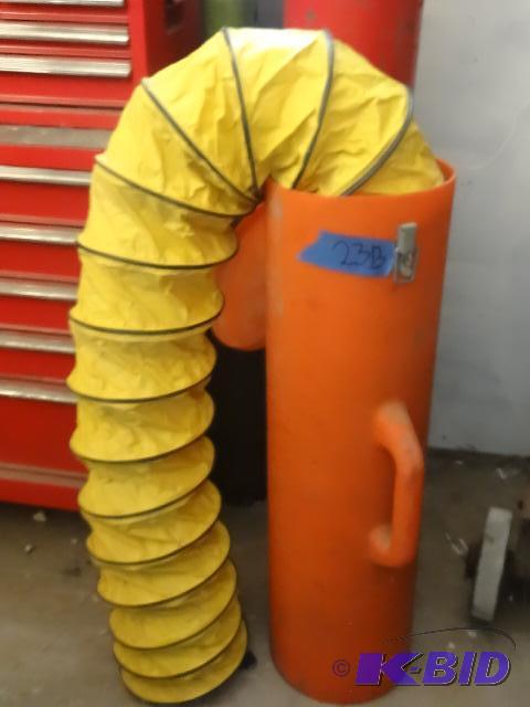 lot 23B image: Flexible exhaust duct hose in carrying case....