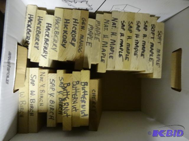 lot 27 image: Assorted samples of wood types...