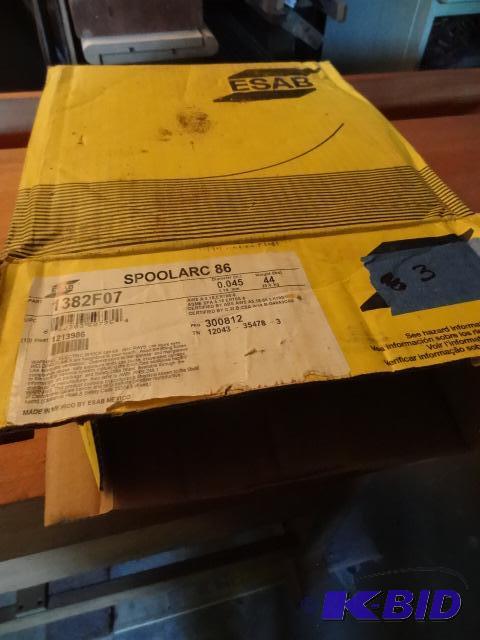 lot 3 image: New box of Esab spool arc .045 wire for wire ...