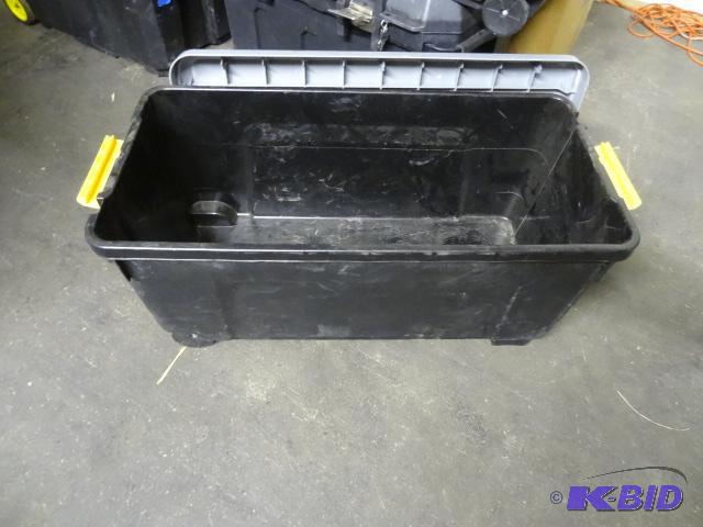 lot 43 image: Black Workforce tool box on wheels....
