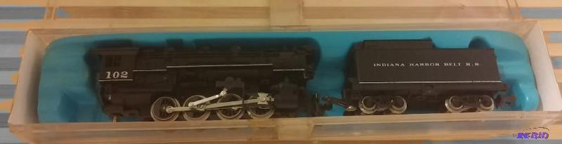 lot 13 image: Atlas N Scale 0-8-0-Steam Locomotive & Te...