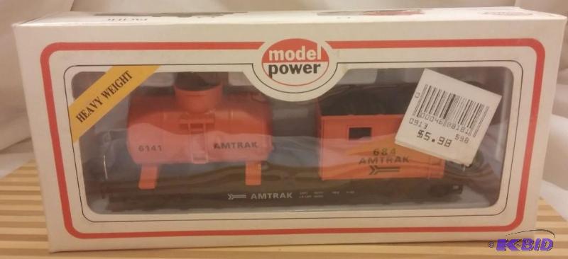 lot 26 image: HO SCALE MODEL RAILROAD TRAINS LAYOUT AMTRAK ...