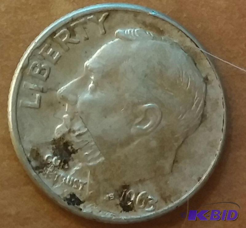 1963 Roosevelt Dime with &quotMint&quot on ...
