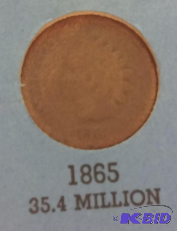 1865 Indian Head Penny...
