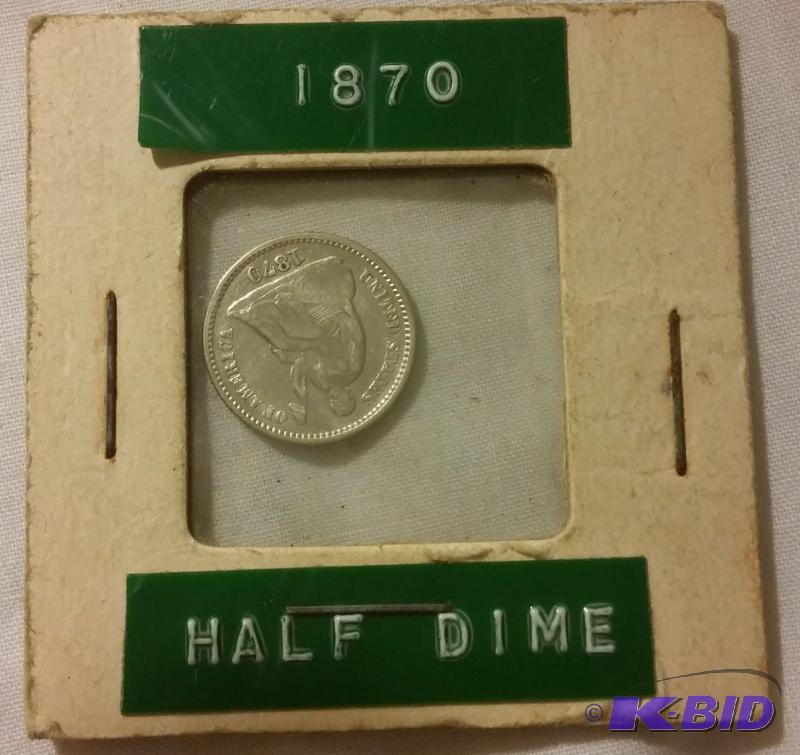 1870 Half Dime...