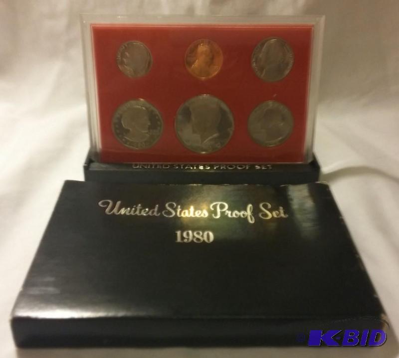1980-S U.S. Proof Set. Complete and Original...