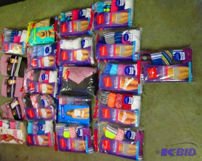 lot 104 image: huge lot of womens cotton briefs, multiple se...