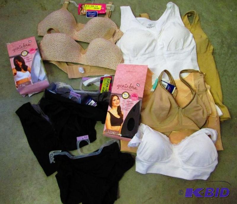 lot 133 image: large lot of mixed sports bras various colors...