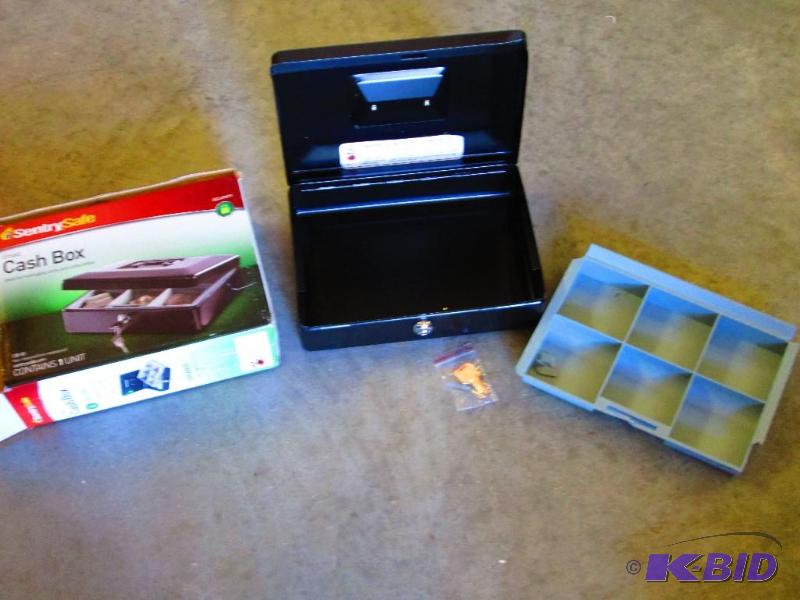 lot 142 image: sentrysafe small cash box ideal for managing ...