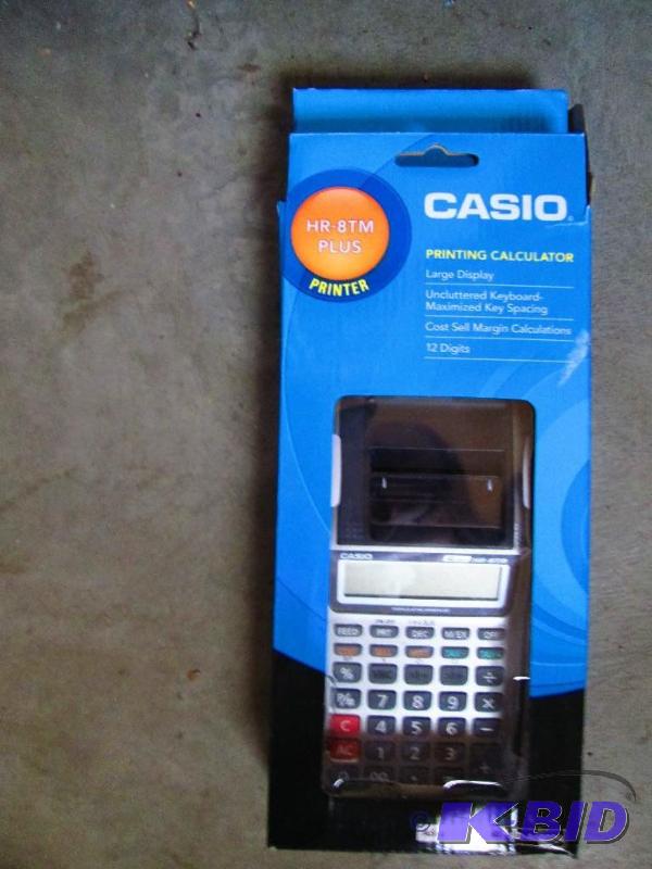 lot 151 image: Casio printing calculator, HR-8TM...