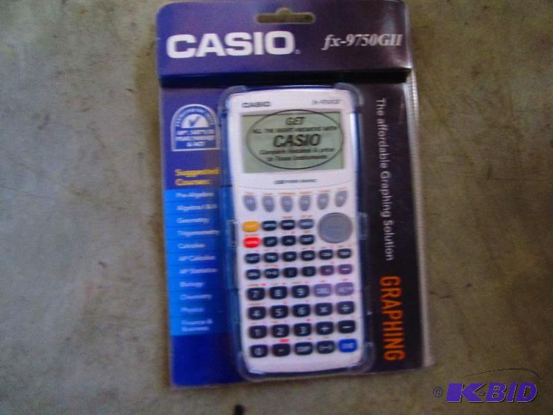 lot 152 image: Casio fx-9750GII scientific calculator...