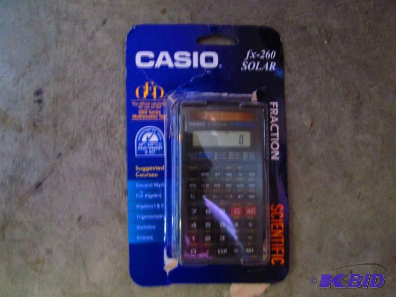 lot 158 image: Casio fx-260 solar scientific calculator...