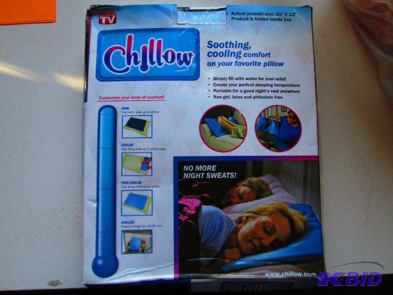 lot 160 image: Chillow comfort pillow...