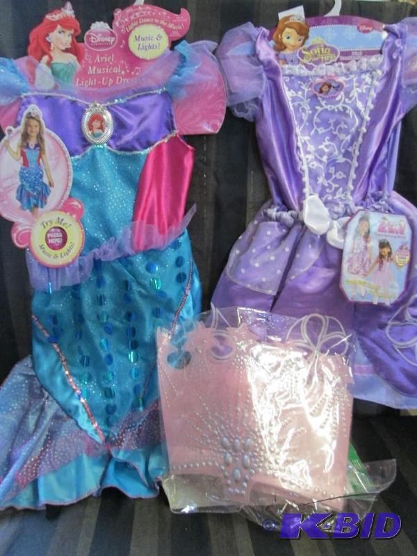 lot 190 image: Little Mermaid dress, Sofia the First Dress, ...