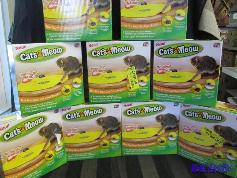 lot 193 image: 10 Cats Meow Cat Toy Lot, Untested...