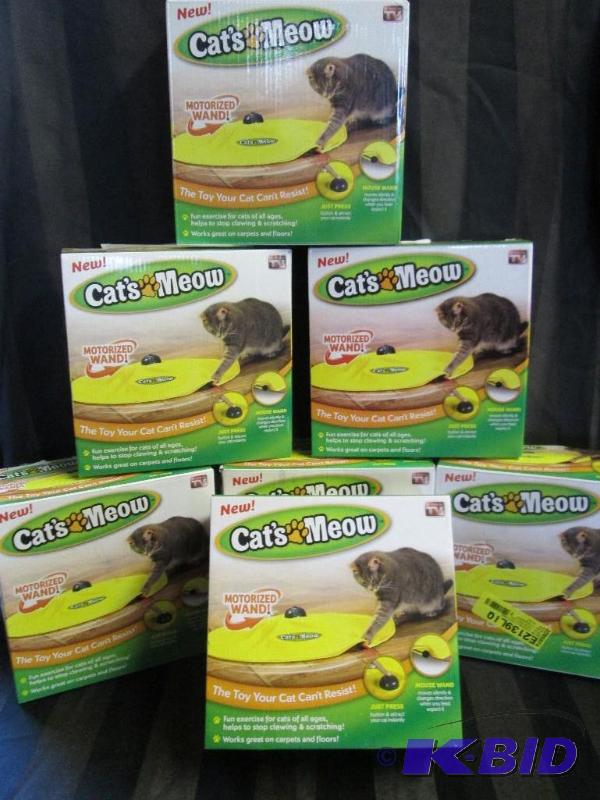 lot 194 image: 7 Cats Meow Cat Toy Lot, Untested...