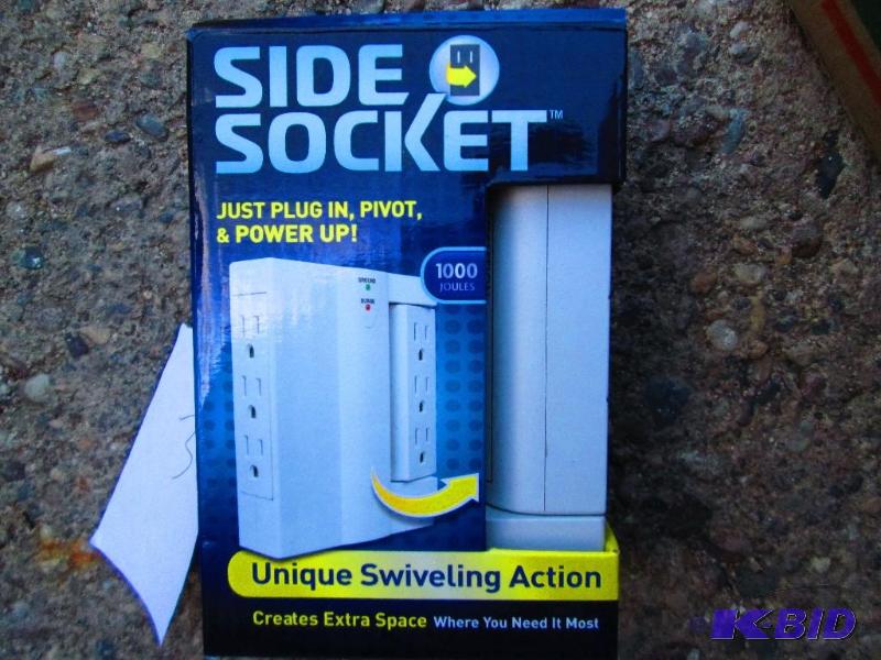 lot 38 image: Side Socket swivel outlet adapter...