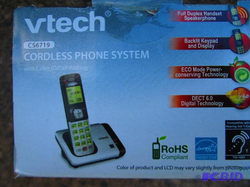 lot 41 image: Vtech Full duplex hand speaker phone CS6719...