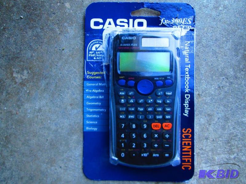 lot 44 image: Casio fx300 es scientific calculator, open ba...