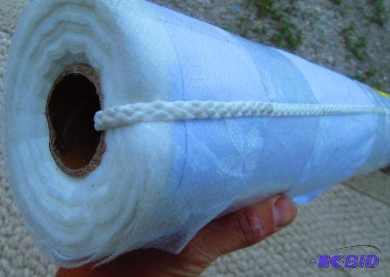 lot 50 image: Roll of wedding or other aisle liner in white...