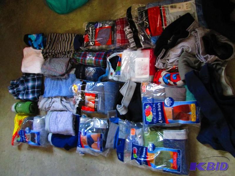 lot 90 image: mixed lot of mens and kids underwear, new, so...
