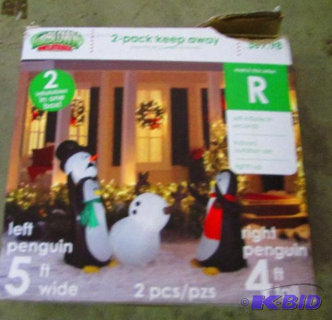 lot 94 image: 2-pack-keep away, 2 inflatable penguins, one ...