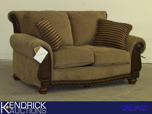 lot 32 image: NEW Ashley Burnham Loveseat
