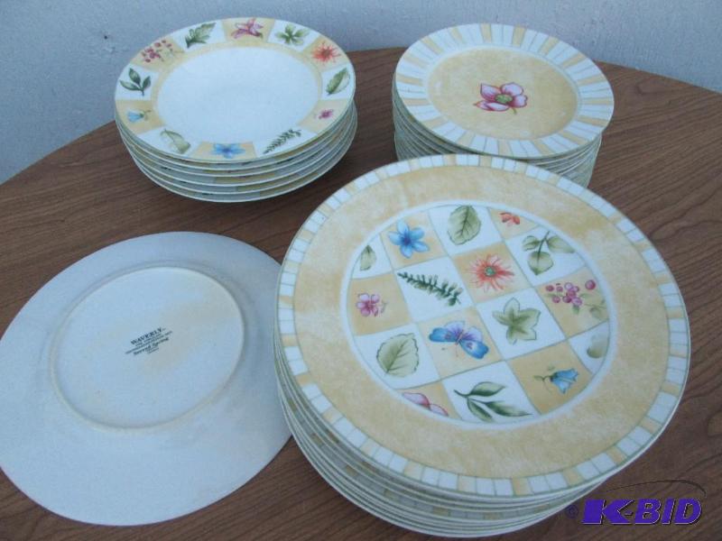 Set of dinner, salad and dessert plates by Wa...