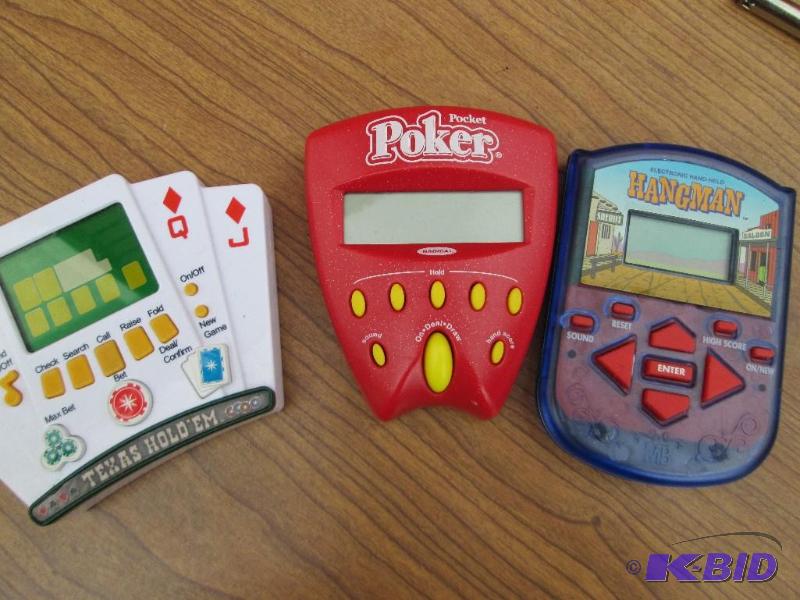 Lot of handheld games...