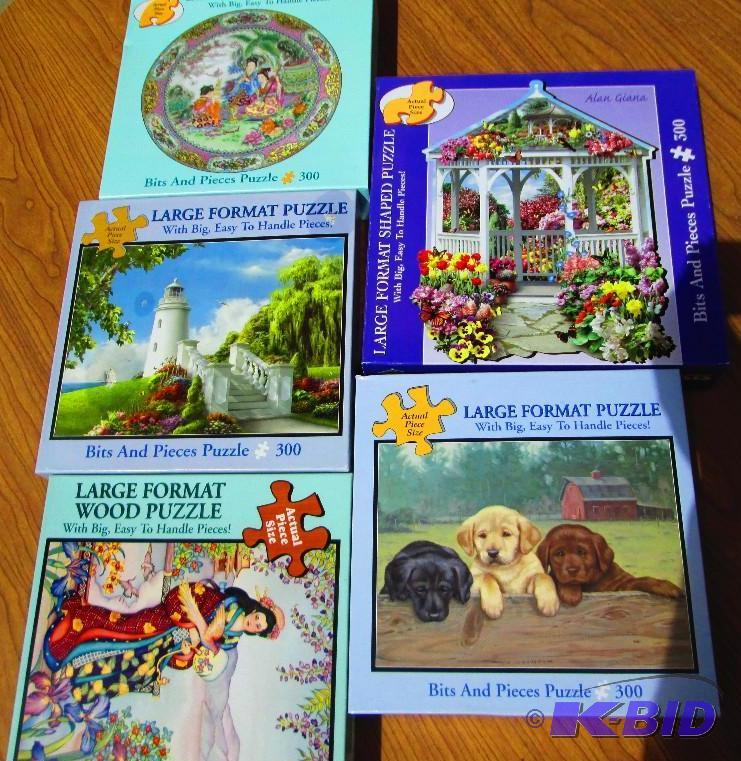 Lot of 300 piece puzzles - all complete...