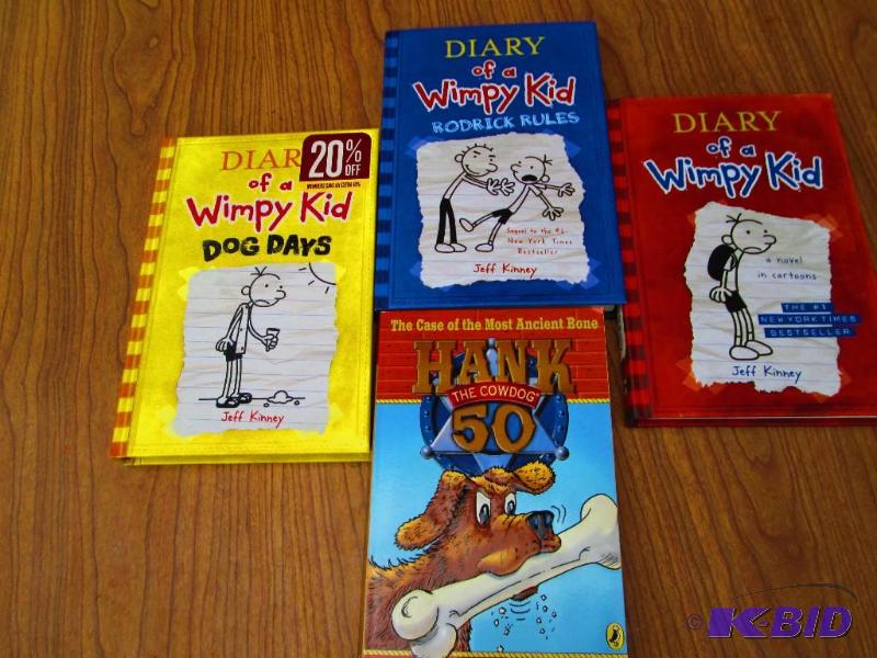 Lot of kids books - Diary of a Whimpy Kid...